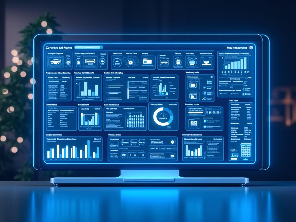 Logistik SaaS Dashboard mit Echtzeit-Übersichten für Vertragsmanagement und Sendungsverfolgung